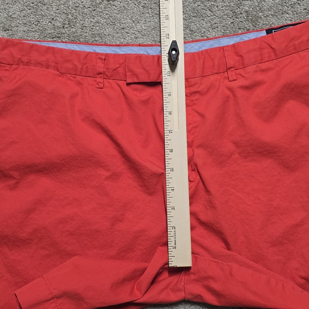 VTG Polo Ralph Lauren Classic Fit Nantucket Red Chino Shorts Mens 38 Pima Cotton - Picture 13 of 15